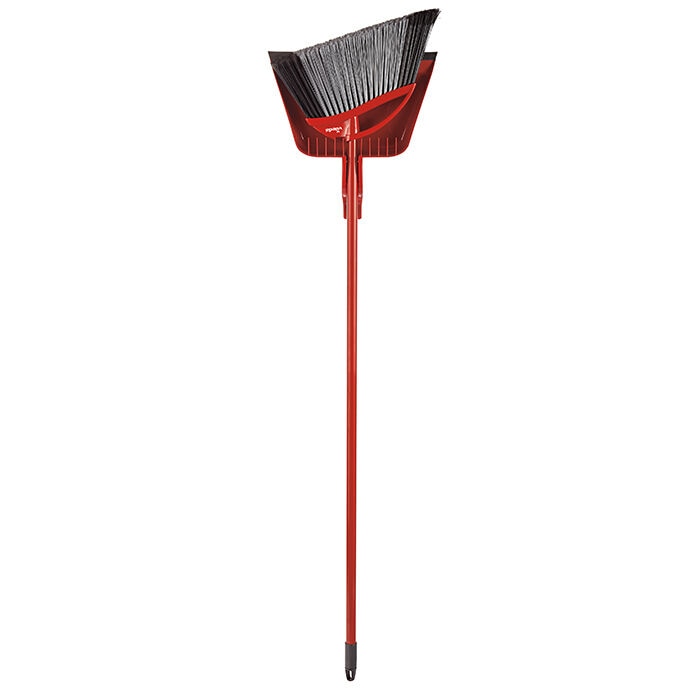 Vileda Super Angle Pet Pro Broom with Step-On Dustpan