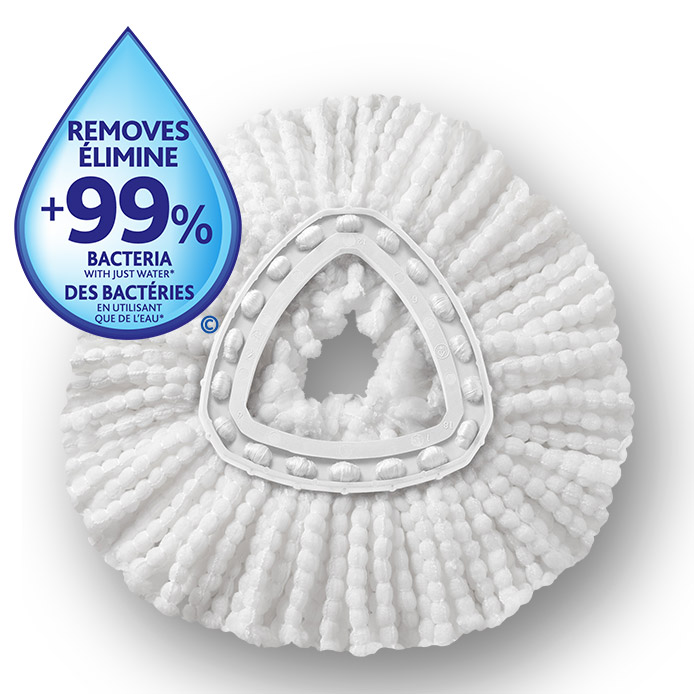 EasyWring™ Spin Mop Microfibre Refill
