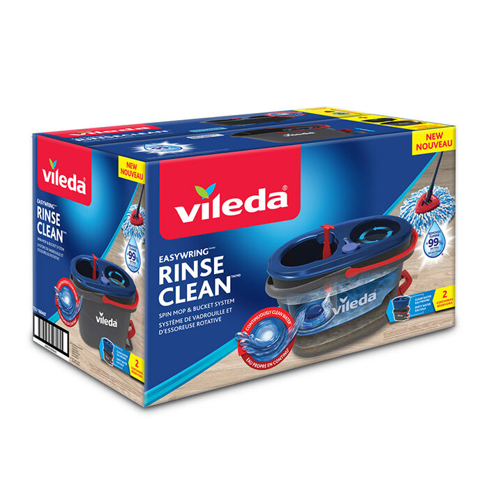 EasyWring™ RinseClean™ Spin Mop & Bucket System | Vileda Canada