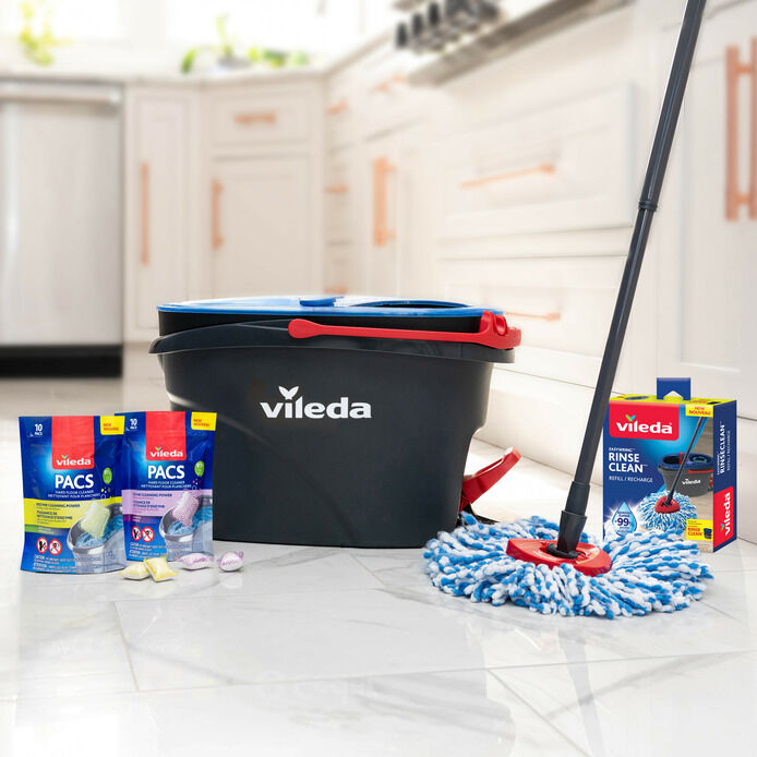 Vileda EasyWring RinseClean Spin Mop & Bucket System