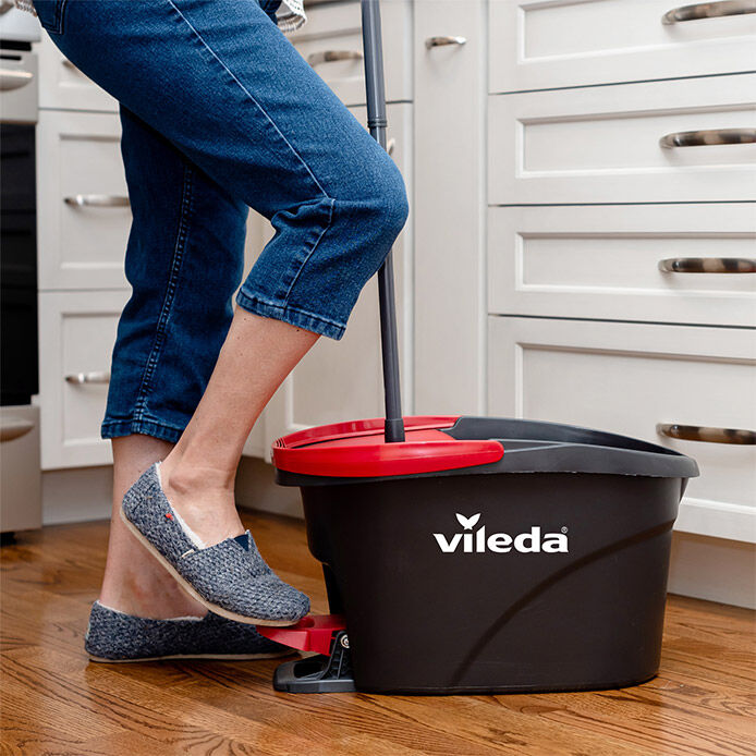 Vileda Turbo Smart Mop and Bucket Easy Power Spin & Wring Mop and Bucket Set